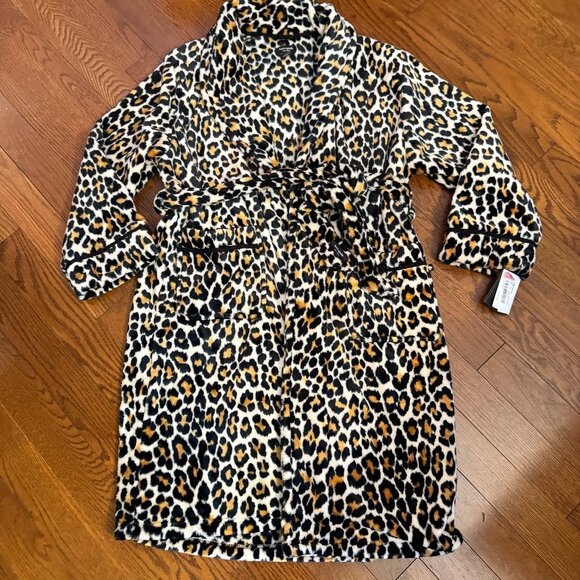 NWT Kate Spade Robe - KS42724 BR Animal PRT 209 Size Medium - Picture 1 of 14